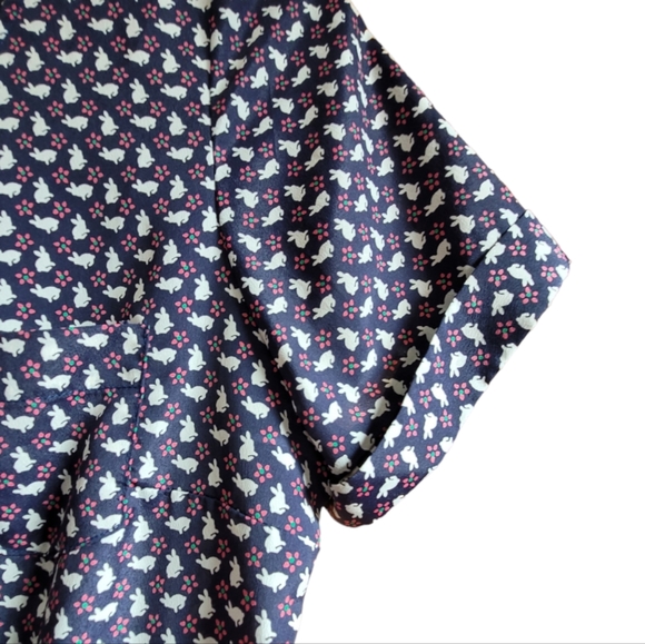 Modcloth Monteau Mini Skater Blue Animal Print Dress - Picture 9 of 11